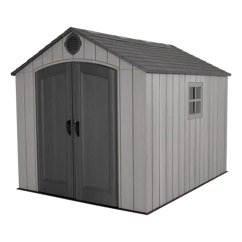 1-2.jpg Lifetime 8 ft x 10 ft Outdoor Storage Shed 60371 - Image 1