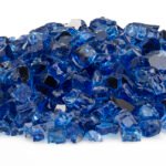 Cobalt 1/2″ Reflective Fire Glass + Priced per Pound (Sold in 10 lb increments)