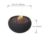 York 27” Concrete Fire Bowl - Image 6