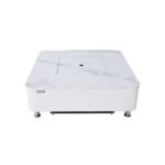 Annecy 42” Porcelain Top Fire Table – Bianco White - Image 8