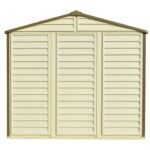 DuraMax 8ft x 5.5ft Storeall Vinyl Shed with Foundation Kit and window - Image 3