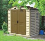 DuraMax 8ft x 5.5ft Storeall Vinyl Shed with Foundation Kit and window - Image 4
