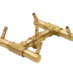 60K BTU Crossfire® Brass Burner for 18″ Square or Round Fire Pit Plates