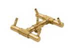 60K BTU Crossfire® Brass Burner for 18″ Square or Round Fire Pit Plates