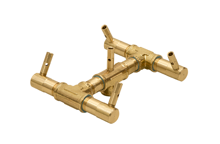 CFB60-1.png 60K BTU Crossfire® Brass Burner for 18″ Square or Round Fire Pit Plates - Image 1