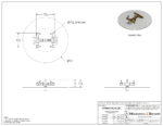 60K BTU Crossfire® Brass Burner for 18″ Square or Round Fire Pit Plates - Image 2