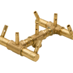 84K BTU Crossfire® Brass Burner for 18″ Square or Round Fire Pit Plates