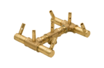 84K BTU Crossfire® Brass Burner for 18″ Square or Round Fire Pit Plates