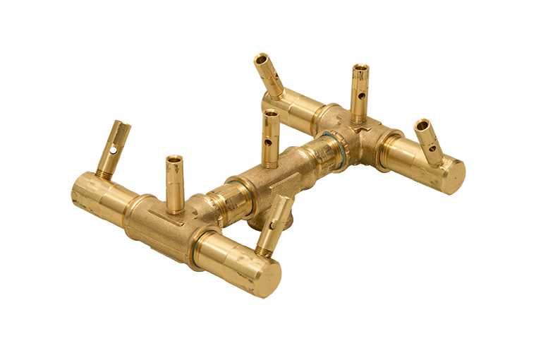 CFB84-1.png 84K BTU Crossfire® Brass Burner for 18″ Square or Round Fire Pit Plates - Image 1