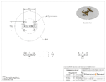 84K BTU Crossfire® Brass Burner for 18″ Square or Round Fire Pit Plates - Image 4