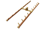 200K BTU H-Style Brass Burner for Rectangular Fire Pit Openings – 40″x17″