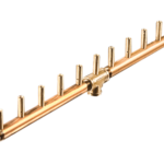 110K BTU 22″ Linear Brass Burner For Rectangular Fire Pit Openings
