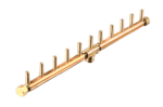 110K BTU 22″ Linear Brass Burner For Rectangular Fire Pit Openings