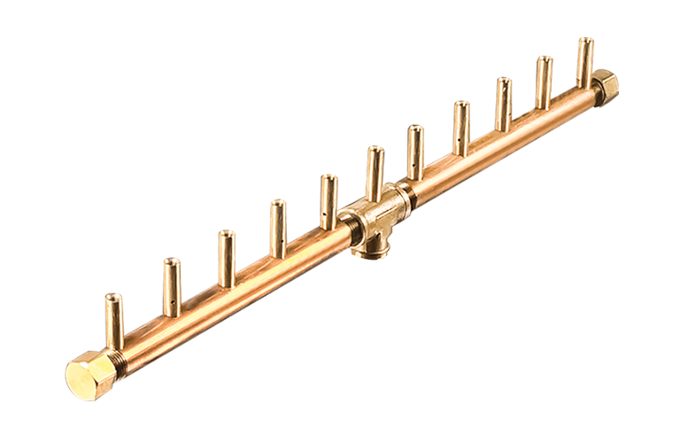 CFBL110-1.png 110K BTU 22″ Linear Brass Burner For Rectangular Fire Pit Openings - Image 1