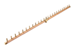 250K BTU 50-inch Linear Brass Burner For Rectangular Fire Pit Openings