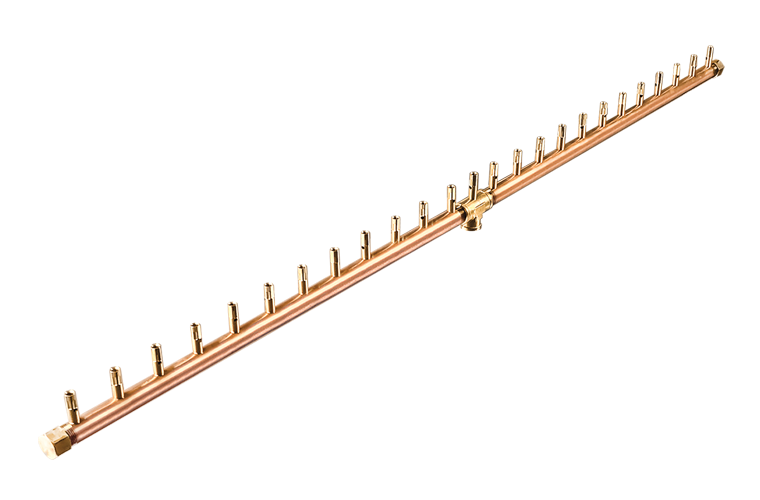 CFBL250-1.png 250K BTU 50-inch Linear Brass Burner For Rectangular Fire Pit Openings - Image 1