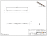 250K BTU 50-inch Linear Brass Burner For Rectangular Fire Pit Openings - Image 2