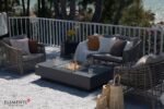 Cannes 60” Fire Table – Dark Gray - Image 3