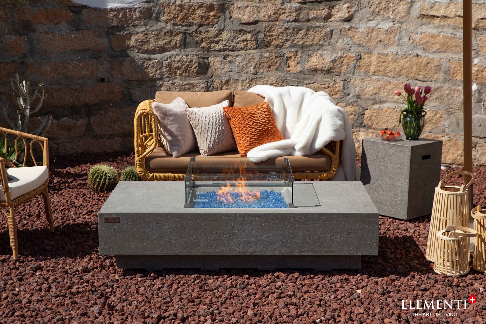 E4B8BBE59BBE-19-scaled-1.jpg Montecarlo 60” Fire Table – Light Gray - Image 1