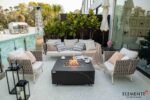 Sofia 40” Marble Porcelain Fire Table – Bulgaria Black - Image 8