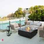 Sofia 40” Marble Porcelain Fire Table – Bulgaria Black
