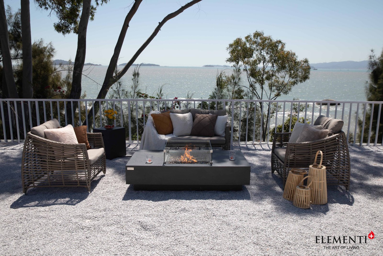E59CBAE699AF-3-9-scaled-1.jpg Cannes 60” Fire Table – Dark Gray - Image 1