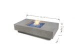 Montecarlo 60” Fire Table – Light Gray - Image 8