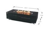 Varna 60” Marble Porcelain Fire Table – Bulgaria Black - Image 8