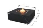 Sofia 40” Marble Porcelain Fire Table – Bulgaria Black - Image 3