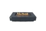 Positano 60” Sandstone Fire Table – Dark Gray - Image 9