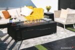 Varna 60” Marble Porcelain Fire Table – Bulgaria Black - Image 4