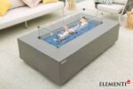 Meteora 56” Sandstone Fire Table – Space Gray - Image 4