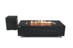 Varna 60” Marble Porcelain Fire Table – Bulgaria Black - Image 7