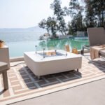 Annecy 42” Porcelain Top Fire Table – Bianco White - Image 4