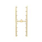 160K BTU 23.5″ x 7.5″ H-Style Brass Burner