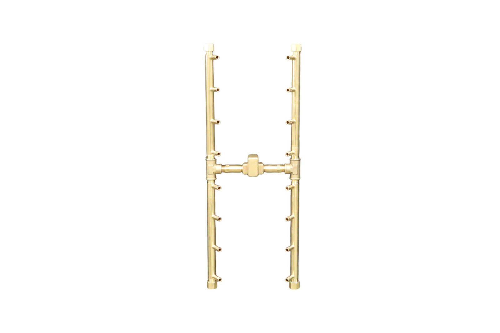 H-160-White-BG-scaled-1.jpg 160K BTU 23.5″ x 7.5″ H-Style Brass Burner - Image 1