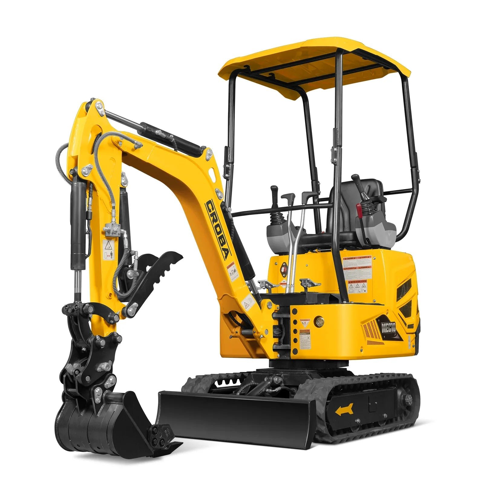 MEC10-2.jpg Mini Compact Excavator B&S VANGUARD 408cc 14hp Engine, 65.7” Max. Digging Depth, 2370 LBS Operating Weight, MEC10 - Image 1