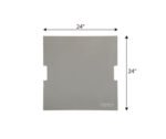 Stainless Steel Lid for Rocky Fire Table (ONFO1-224ELE-LG/DG) Color: LG / DG - Image 2
