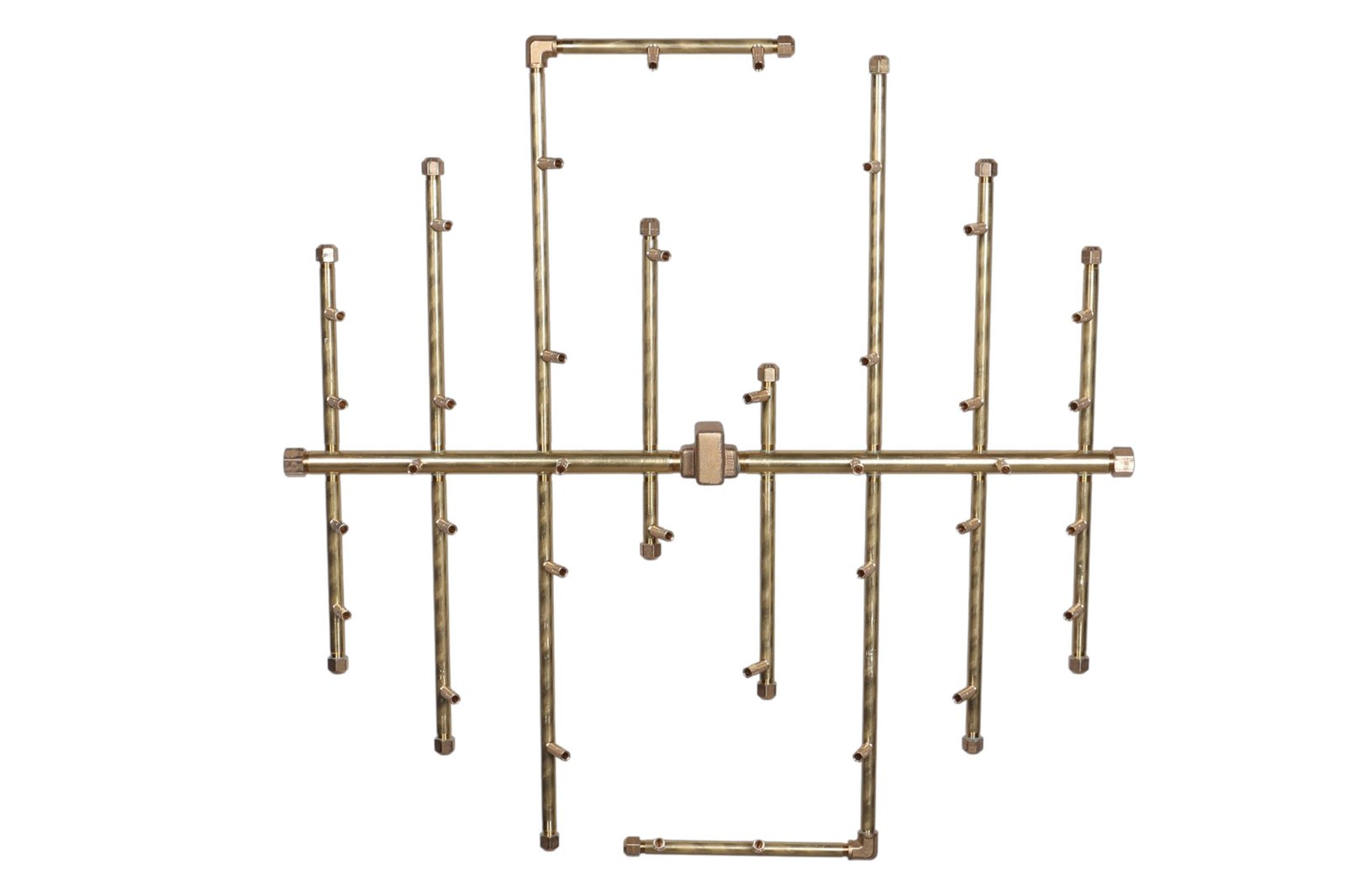 U360-White-BG-scaled-1.jpg 360K BTU 29.5″ x 28.5″ CROSSFIRE Brass Burner - Image 1