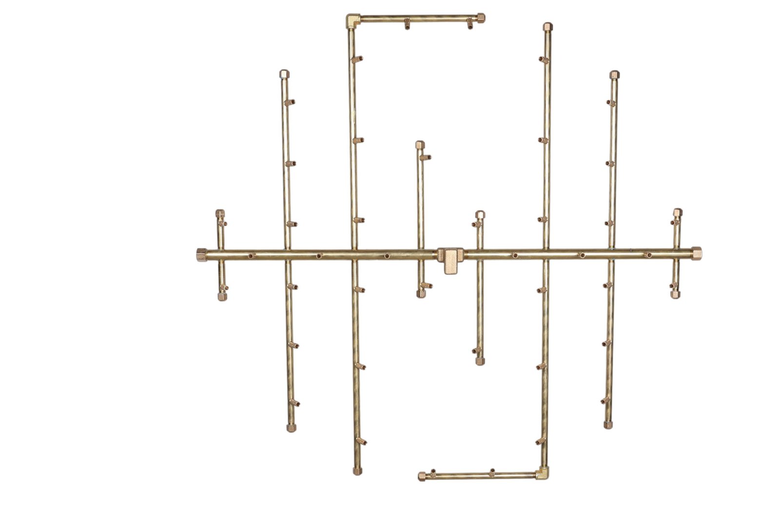 U420-White-BG-scaled-1.jpg 420K BTU 38.25″ x 34.5″ CROSSFIRE Brass Burner - Image 1