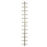 350K BTU 53.75″ x 7″ Tree-Style Brass Burner