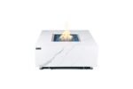 Bianco 40” Marble Porcelain Fire Table – Bianco White - Image 9