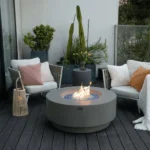 Colosseo 41” Fire Table – Light Gray