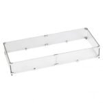 Rectangular Glass Flame Guard for 18″ x 6″ Drop-In Fire Pit Pan
