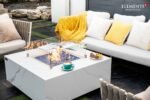 Bianco 40” Marble Porcelain Fire Table – Bianco White - Image 4