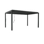 Backyard Discovery Sarasota Galvanized Steel Louvered Outdoor Pergola