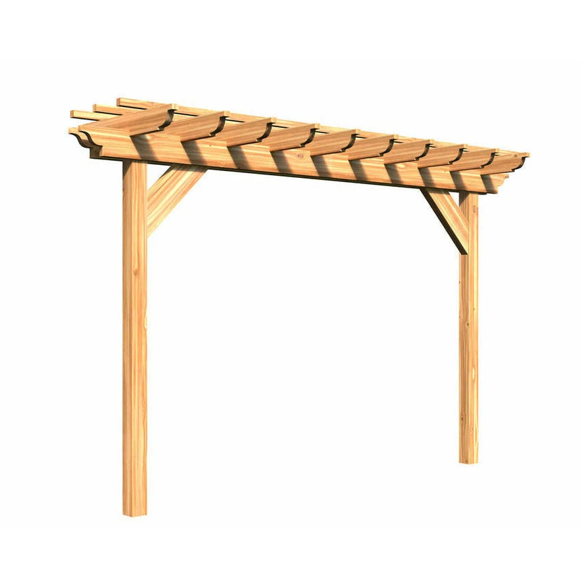 saybrokeeer-product-101-image-1.png Creekvine Designs Monterrey Western Red Cedar Outdoor Pergola 3x14 Ft - Image 1