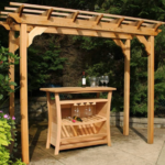 Creekvine Designs Monterrey Western Red Cedar Outdoor Pergola 3x14 Ft - Image 3
