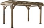 Backyard Discovery 14 Ft x 10 Ft Somerville Cedar Pergola with Power - Image 8