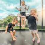 JumpFlex HERO 14-Foot Backyard Trampoline with Safety Net and Hoop - Image 5